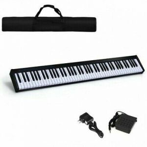  Thank you  כלי נגינה 88 Key Digital Piano MIDI Keyboard Pedal Bag Carrying Case Bluetooth USB