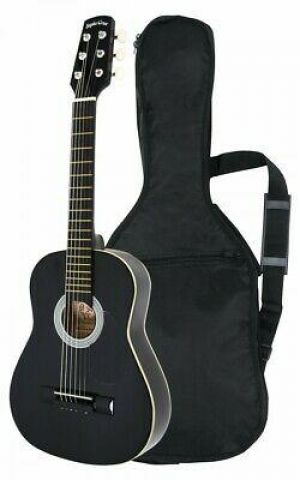 Sepia Crue Sepia Crew Mini Acoustic Guitar W-50 BK Black with soft case NEW